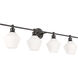 Rochester 4 Light 38 inch Black Wall sconce Wall Light