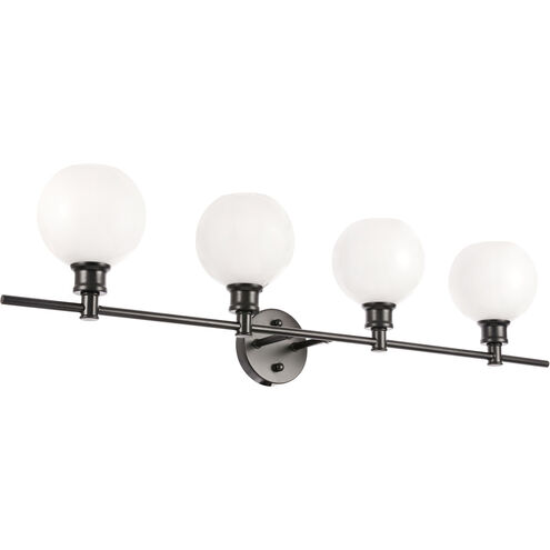 Syracuse 4 Light 38 inch Black Wall sconce Wall Light