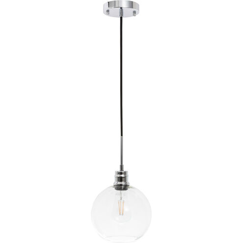 Rensselaer 1 Light 8 inch Chrome Pendant Ceiling Light