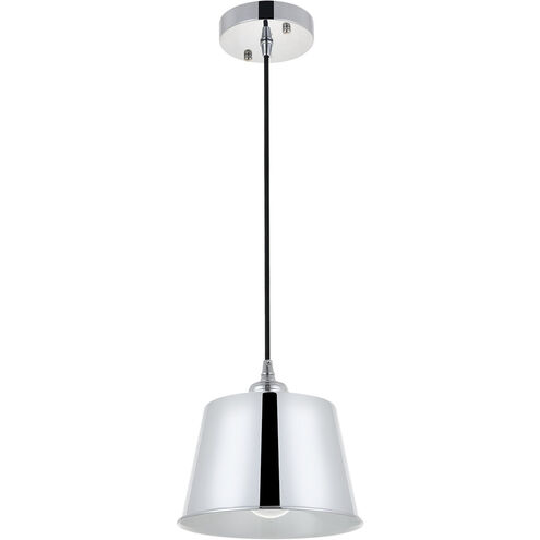 Dickinson 1 Light 7.9 inch Chrome Pendant Ceiling Light
