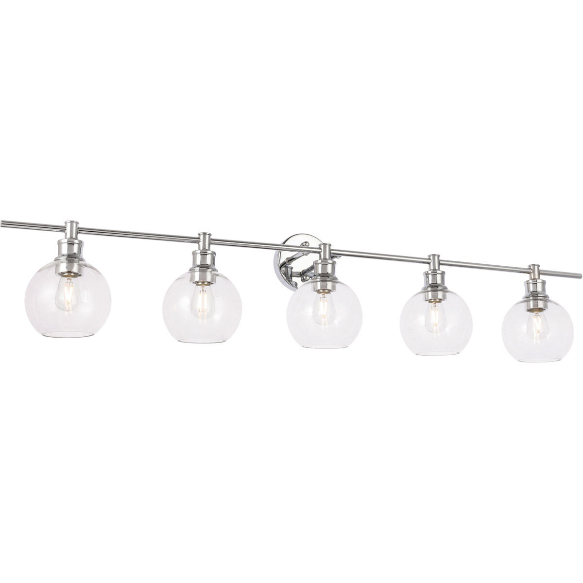 Syracuse 5 Light 47 inch Chrome Wall sconce Wall Light