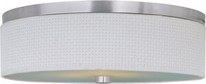 Beekman 3 Light 20 inch Satin Nickel Flush Mount Ceiling Light