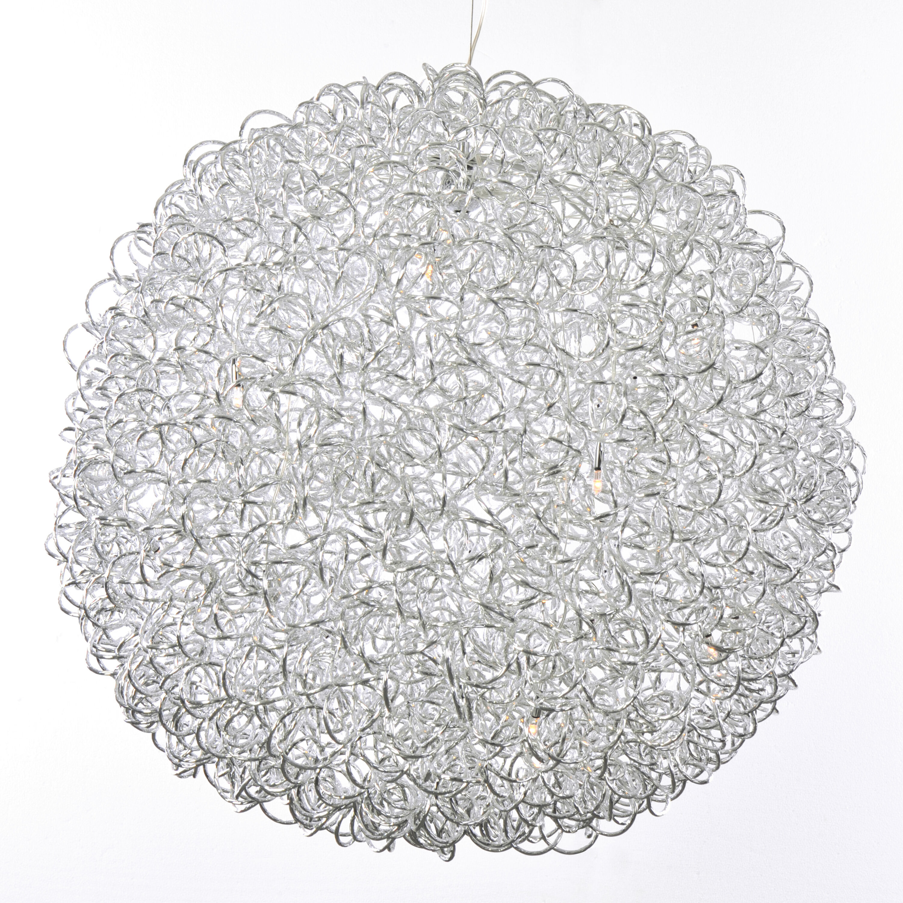 Romulus LED 31.5 inch Polished Chrome Single Pendant Ceiling Light