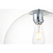 Huntington 1 Light 12 inch Chrome Pendant Ceiling Light