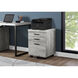 Perry Grey Filing Cabinet