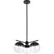 Oyster Bay 3 Light 21 inch Black Pendant Ceiling Light