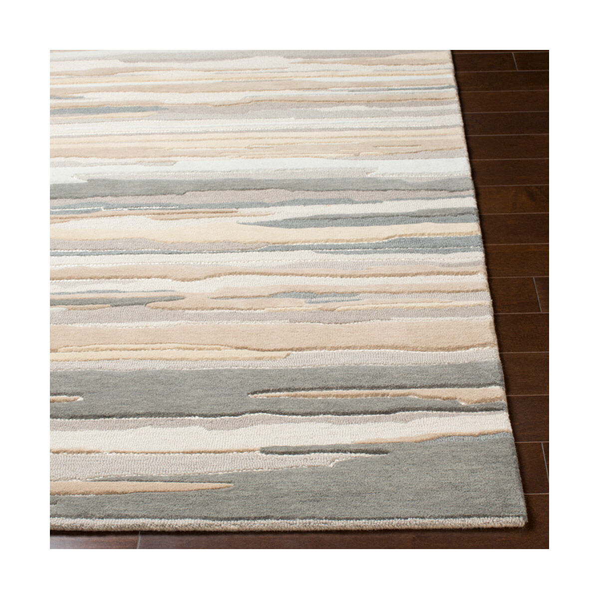 Easton 120 X 96 inch Beige/Taupe/Medium Gray/Tan/Khaki Rugs, Rectangle