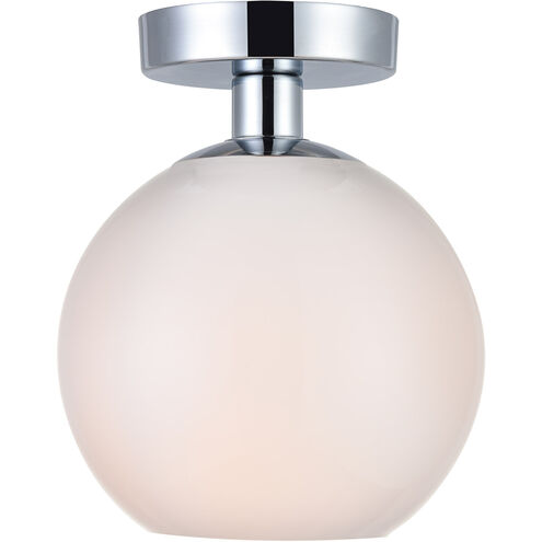 Huntington 1 Light 8 inch Chrome Flush Mount Ceiling Light