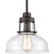 Bradford 1 Light 9 inch Oil Rubbed Bronze Mini Pendant Ceiling Light