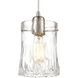 Yonkers 1 Light 6 inch Satin Nickel Mini Pendant Ceiling Light