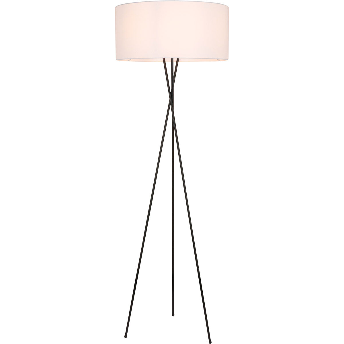 Moreau 66 inch 60 watt Black Table lamp Portable Light