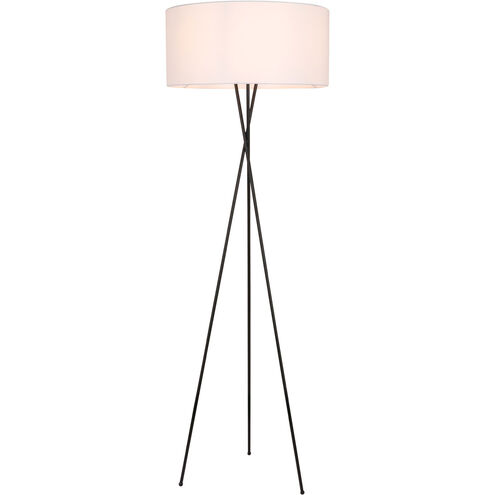 Moreau 66 inch 60 watt Black Table lamp Portable Light