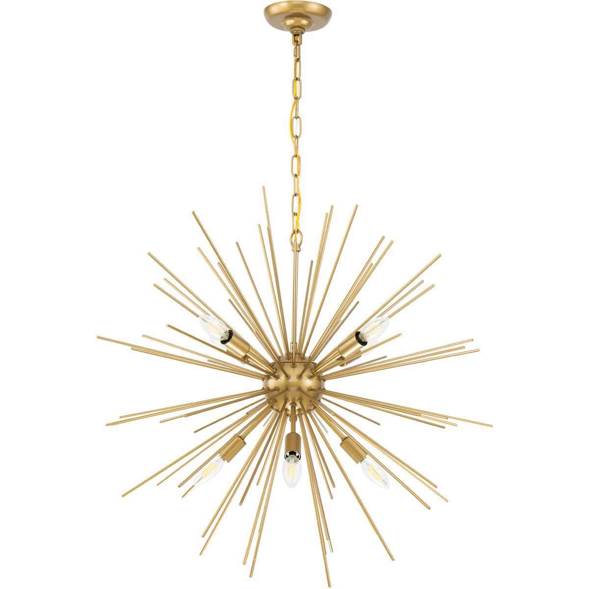 Esopus 8 Light 30 inch Brass Pendant Ceiling Light