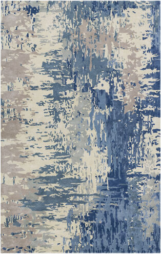 Utica 108 X 72 inch Dark Blue Rug, Rectangle