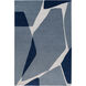 Carmel 72 X 48 inch Blue Rug, Rectangle