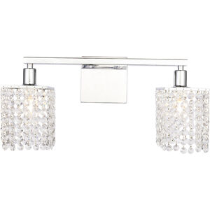 Adams 2 Light 18 inch Chrome Wall sconce Wall Light
