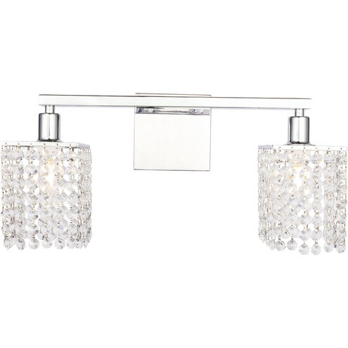 Adams 2 Light 18 inch Chrome Wall sconce Wall Light