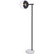 Oyster Bay 50.5 inch 40 watt Black Floor Lamp Portable Light