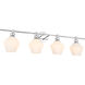 Rochester 4 Light 38 inch Chrome Wall sconce Wall Light