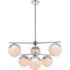 Oyster Bay 6 Light 36 inch Chrome Pendant Ceiling Light