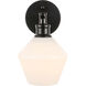 Rochester 1 Light 6 inch Black Wall sconce Wall Light