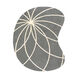 Philadelphia 120 X 96 inch Charcoal Rug, Kidney