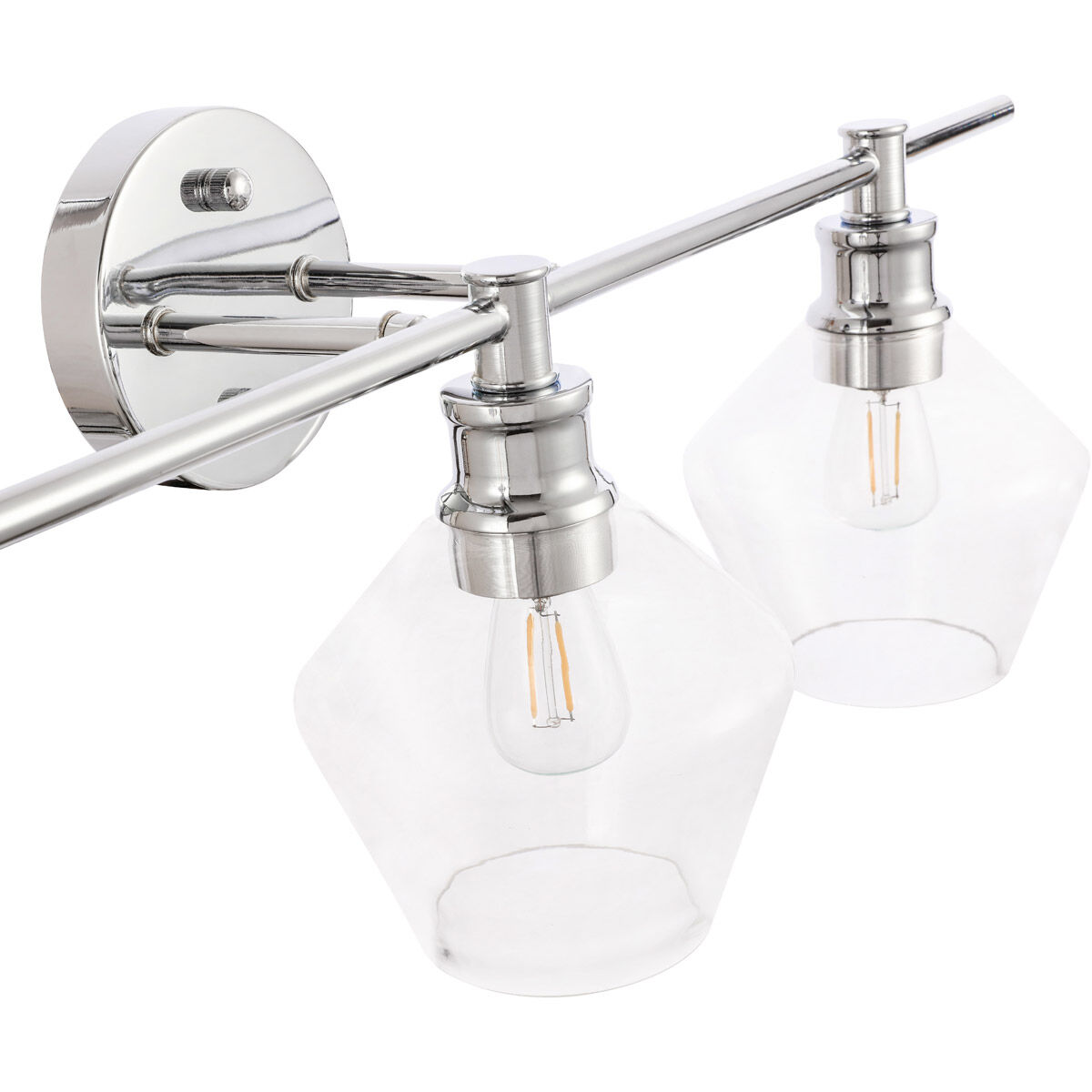 Rochester 3 Light 28 inch Chrome Wall sconce Wall Light