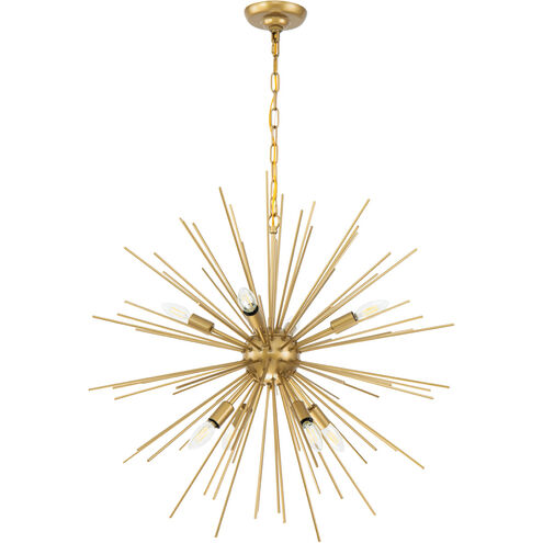 Esopus 8 Light 30 inch Brass Pendant Ceiling Light
