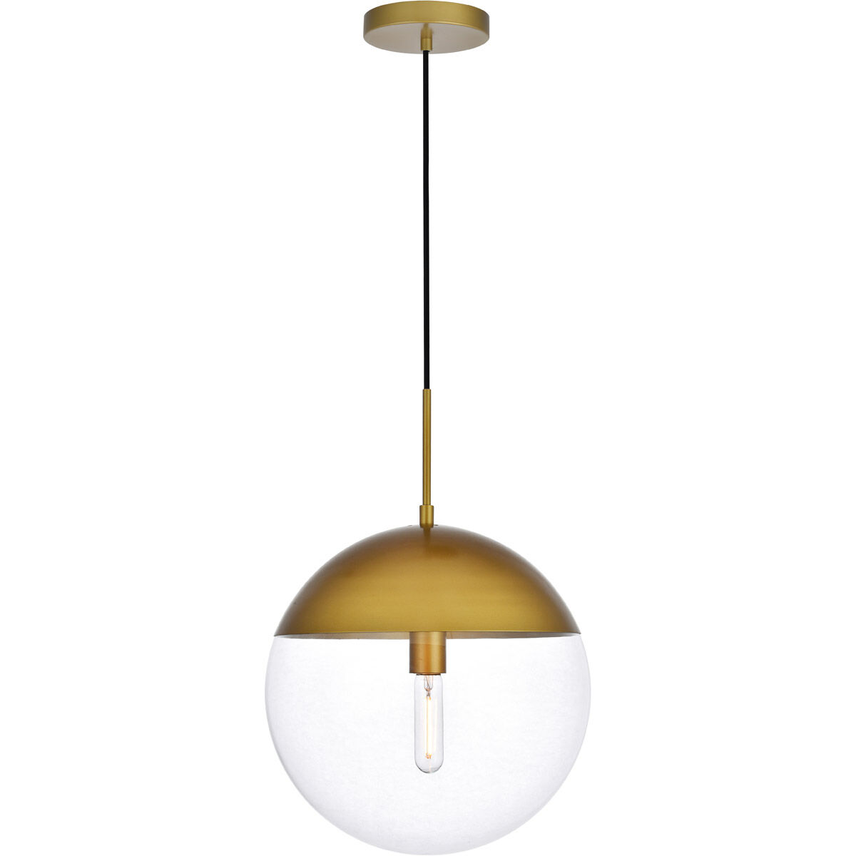 Oyster Bay 1 Light 14 inch Brass Pendant Ceiling Light