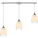 Towanda 3 Light 36 inch Satin Nickel Pendant Ceiling Light