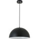 Scotland 1 Light 16 inch Black Pendant Ceiling Light