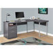 Ramapo 79 X 47 inch Grey and Silver Computer Desk