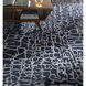 Utica 108 X 72 inch Dark Blue Rug, Rectangle