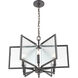 Bellefonte 6 Light 25 inch Charcoal Chandelier Ceiling Light