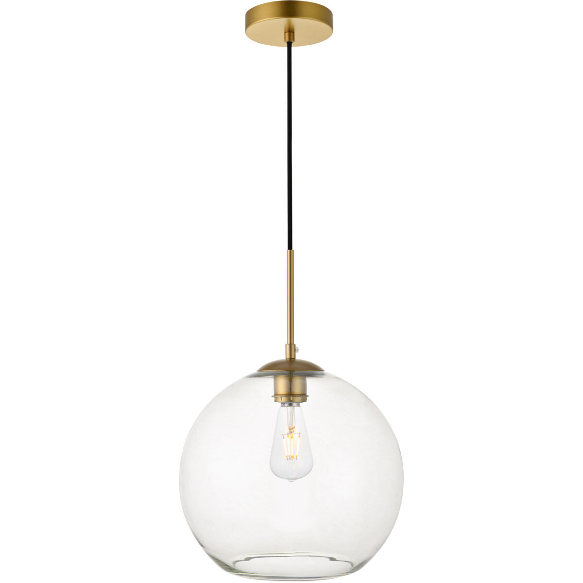Huntington 1 Light 12 inch Brass Pendant Ceiling Light