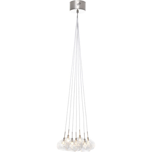 Bushkill 7 Light 12 inch Satin Nickel Multi-Light Pendant Ceiling Light