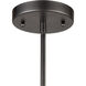 Sweden 1 Light 6 inch Dark Graphite Mini Pendant Ceiling Light