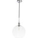 Rensselaer 1 Light 13 inch Chrome Pendant Ceiling Light