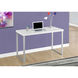Ramapo 47 X 24 inch White and Silver Computer Desk