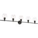 Syracuse 5 Light 47 inch Black Wall sconce Wall Light