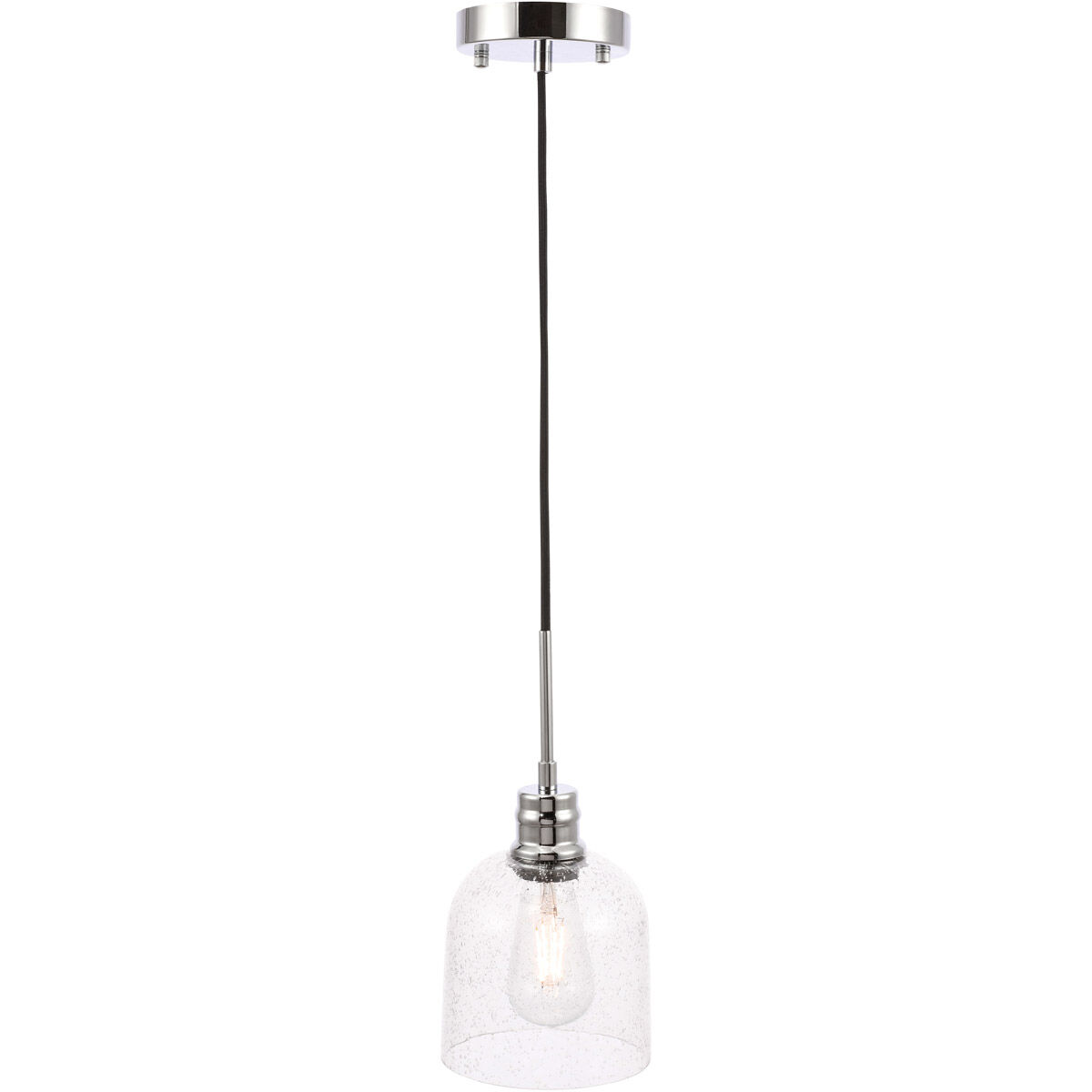 Codorus 1 Light 6 inch Chrome Pendant Ceiling Light