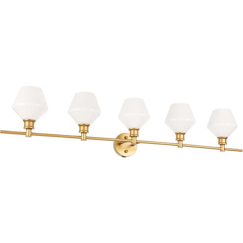 Rochester 5 Light 47 inch Brass Wall sconce Wall Light