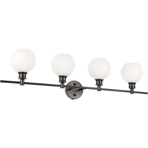 Syracuse 4 Light 38 inch Black Wall sconce Wall Light