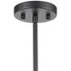 Homer 1 Light 10 inch Matte Black with Satin Brass Mini Pendant Ceiling Light