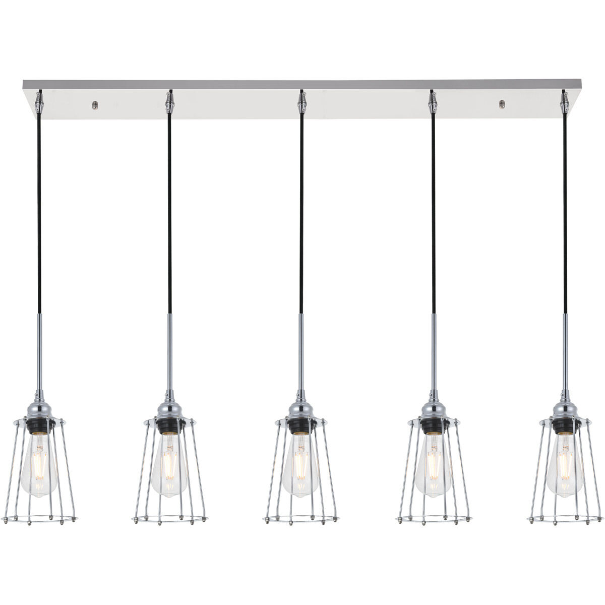 Phoenixville 5 Light 5 inch Chrome Pendant Ceiling Light