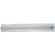 McKean LED 37 inch White with Polished Nickel Vanity Light Wall Light