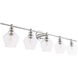 Rochester 5 Light 47 inch Chrome Wall sconce Wall Light