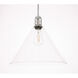 Meadville 1 Light 13.75 inch Chrome Pendant Ceiling Light