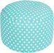 Buffalo 13 inch Blue Pouf