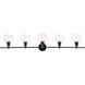 Syracuse 5 Light 47 inch Black Wall sconce Wall Light
